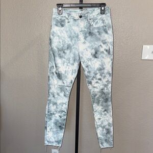 Good American Good Legs Cloud Blue Tie Dye Jean size 12/31